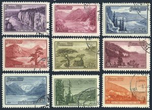 Russia 2272-2280,CTO.Michel 2300-2308. National Parks,1959.