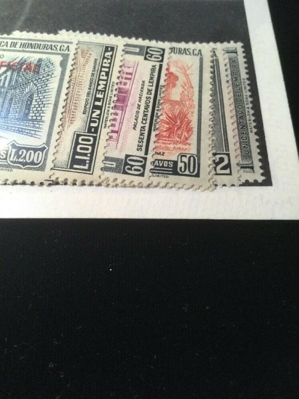 Honduras Scott CO-69-87 Mint Never Hinged Stamps 19 Total