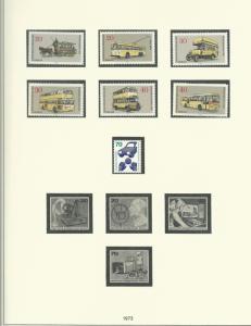 1961-1985 Berlin Unused Never Hinged Stamp Collection In Safe Album