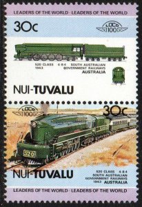 Tuvalu - Nui Sc #12 MNH pair