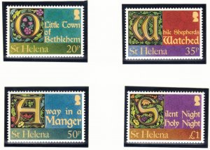 ST HELENA 2012 Christmas; Scott 1063-66, SG 1192-95; MNH