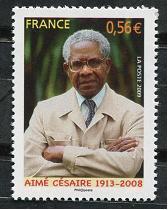 O) 2009 FRANCE,FRENCH POLITICAL POETAIME CESAIRE, MNH.