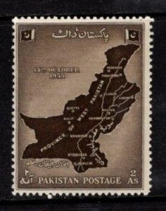 Pakistan - #80 Map of East Pakistan  - MNH