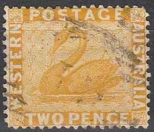 Western Australia #50  F-VF Used CV $3.00 (A3475)