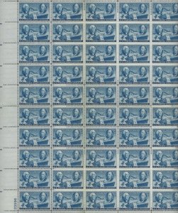 Scott #947 MNH OG VF Sheet of 50 Stamps 1947 Washington/Franklin Some Gum Dist.