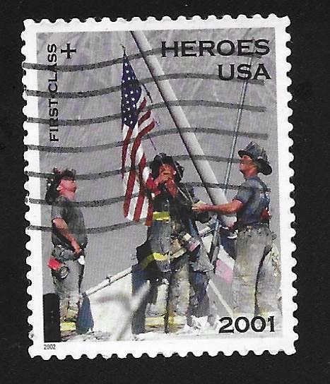 SC# B2 (34c + 11c) - 911 Heroes - Used Off Paper