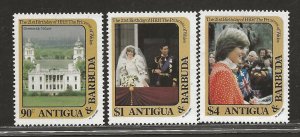 ANTIGUA SC# 663-65   FVF/MNH