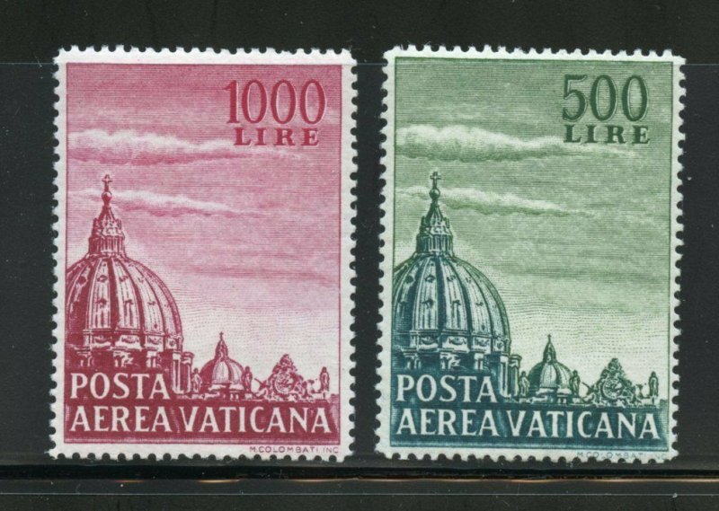 VATICAN CITY  SCOTT#C33/34  MINT NEVER HINGED--SCOTT $8.25