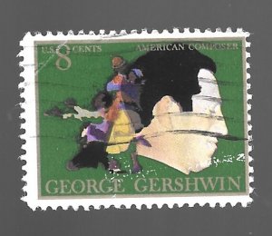 #1484 US George Gershwin 8c used (a)