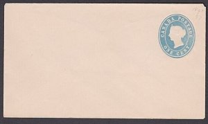 CANADA QV 1c Blue envelope unused..........................................A1689