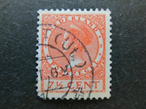 1926-39 A4P49F125 Netherlands Wmk Circles 7 1/2c Used-