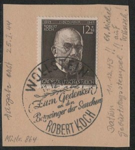 Germany Reich Scott # B251, used, opp, special fd cancellation