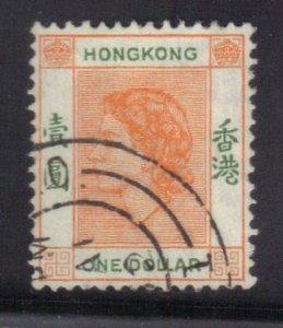 HONG KONG SC# 163B USED  $1 1946