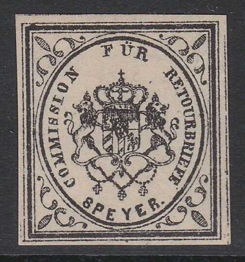 GERMANY Retourbriefe - Returned Letter Stamp - an old forgery - Speyer......B233