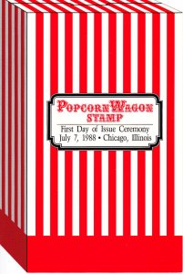 USPS 1st Day Ceremony Program #2261 C1 Popcorn Wagon 16.7c Bulk Rate 1988