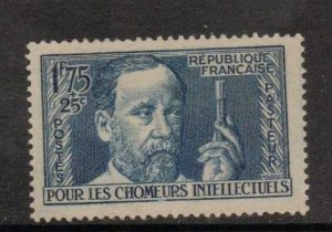 FRANCE SG607 1938 UNEMPLOYED INTELLECTUALS FUND 1f75+ 25c MTD MINT