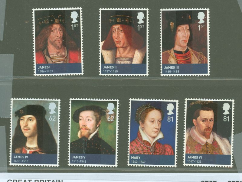 Great Britain #2767-2773  Single (Complete Set) (Royalty)