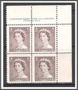 Canada #325 QE II Karsh Plate Block Pl 2 MNH