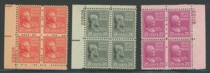 U.S. #MINT PL# BLOCK SET/MIXED CONDITION 