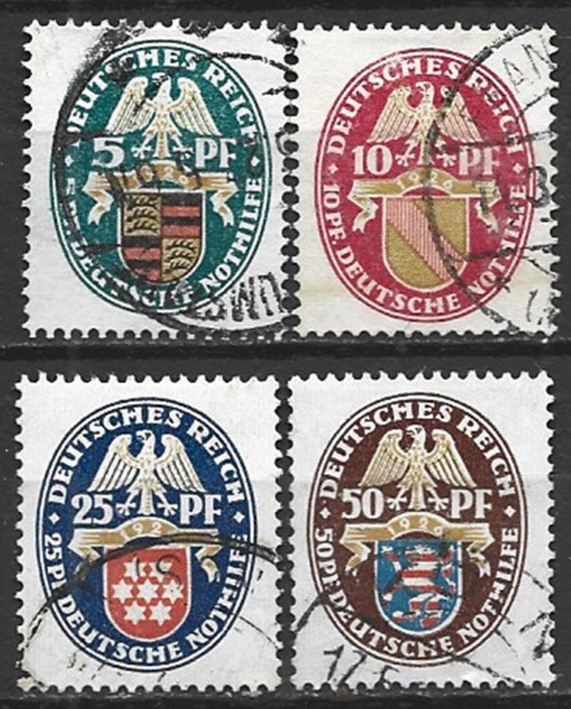 COLLECTION LOT 16767 GERMANY #B15-8 COMPLETE SET 1926 CV+$121