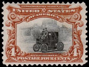 United States Scott 296 (1901) Mint H F-VF, CV $70.00 B