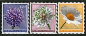 Liechtenstein 2015 Meadow Flowers Plant Tree Flora 3v MNH # 3776