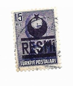 Turkey 1954 - U - Scott #O23C *