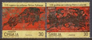 1768 - SERBIA 2022 - Petar Lubarda - Painter - Art - MNH Set