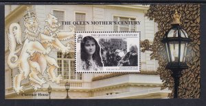 South Georgia 235 Queen Mother Souvenir Sheet MNH VF