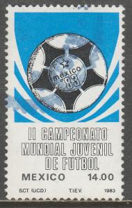 MEXICO 1317, 2nd World Youth Soccer Championships Used VF. (1002)