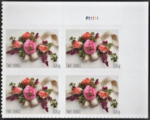 NEW ISSUE (70¢) Garden Corsage Plate Block: UR #P11111 (2020) SA