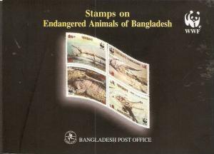 Bangladesh 1990-91 WWF Crocodile, Gharials Monkey, Pangolin, Reptiles Wildlif...