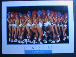 FRANCE-2005- PARIS LE CRAZY HORSE-SEXY-NUDE SHOW QUALITY PAID POST CARD-USED