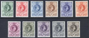 Swaziland 1938 1/2d-10s GVI Shields SG 28-38 Sc 27-37 VLMM/MVLH Cat £85($108)