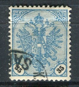 BOSNIA; 1901 early Eagle Coat of Arms issue fine used 35h. value