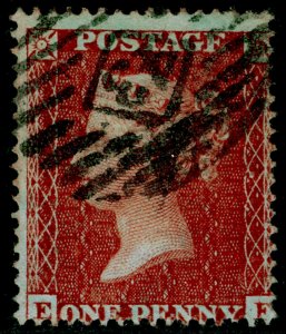 SG26, 1d red-brown PLATE 11, LC16 DIE II, FINE USED. Cat £150.