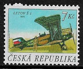 Czech Rep #2997 MNH Stamp - Letov Si Biplane