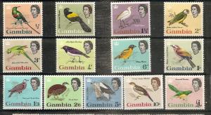 Gambia  175-87 MNH  1963 Birds