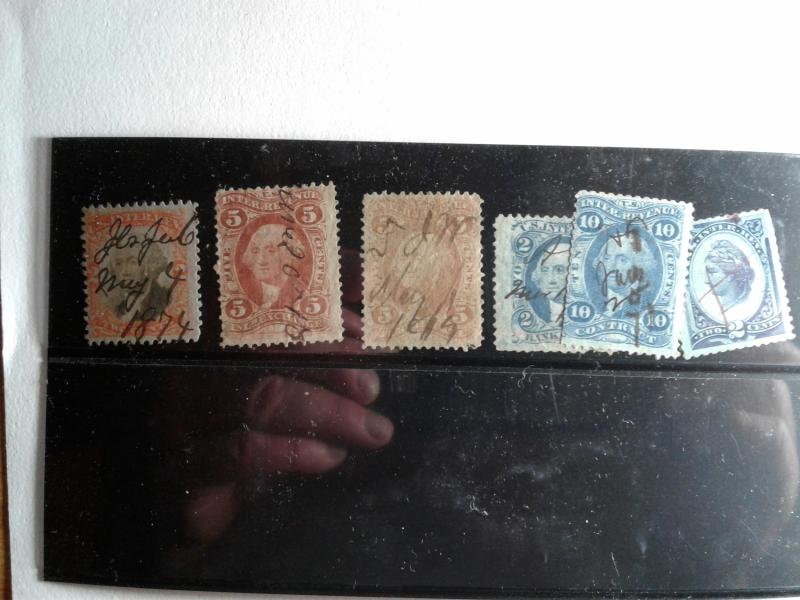 ASSORTED USED REVENUE STAMP COLLECTION