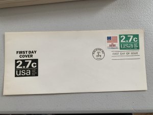 1978 scott U579 2.7c NON-PROFIT POSTAL STATIONERY FDC CACHET UA