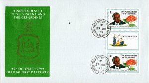 Saint Vincent, Worldwide First Day Cover, Flowers