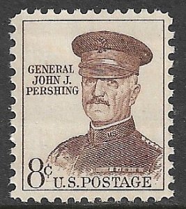 USA 1961 8c General Pershing Issue Sc 1214 MNH