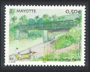 Mayotte Bridge over Kwale River 1v SG#204