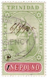 (I.B) Trinidad & Tobago Revenue : Duty Stamp £1