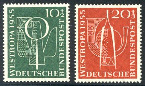 GERMANY BELOW 40% of CAT. SALE - #B342-43 Mint NH