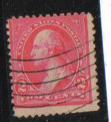 #265 Used 2c carmine type I Washington 1895 Issue  