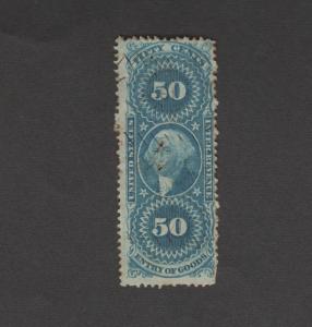 Unusual 1860s 'Stuck-Stamp' Oddity