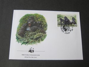 Rwanda 1985 Sc 1208-1211 FDC