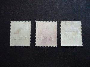 Stamps - India - Scott# M35-M36,M40 - Mint Hinged Part Set of 3 Stamps