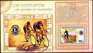 Congo 2006 Old Cycling Lions Club S/S MNH